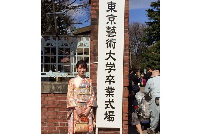 卒業式の写真