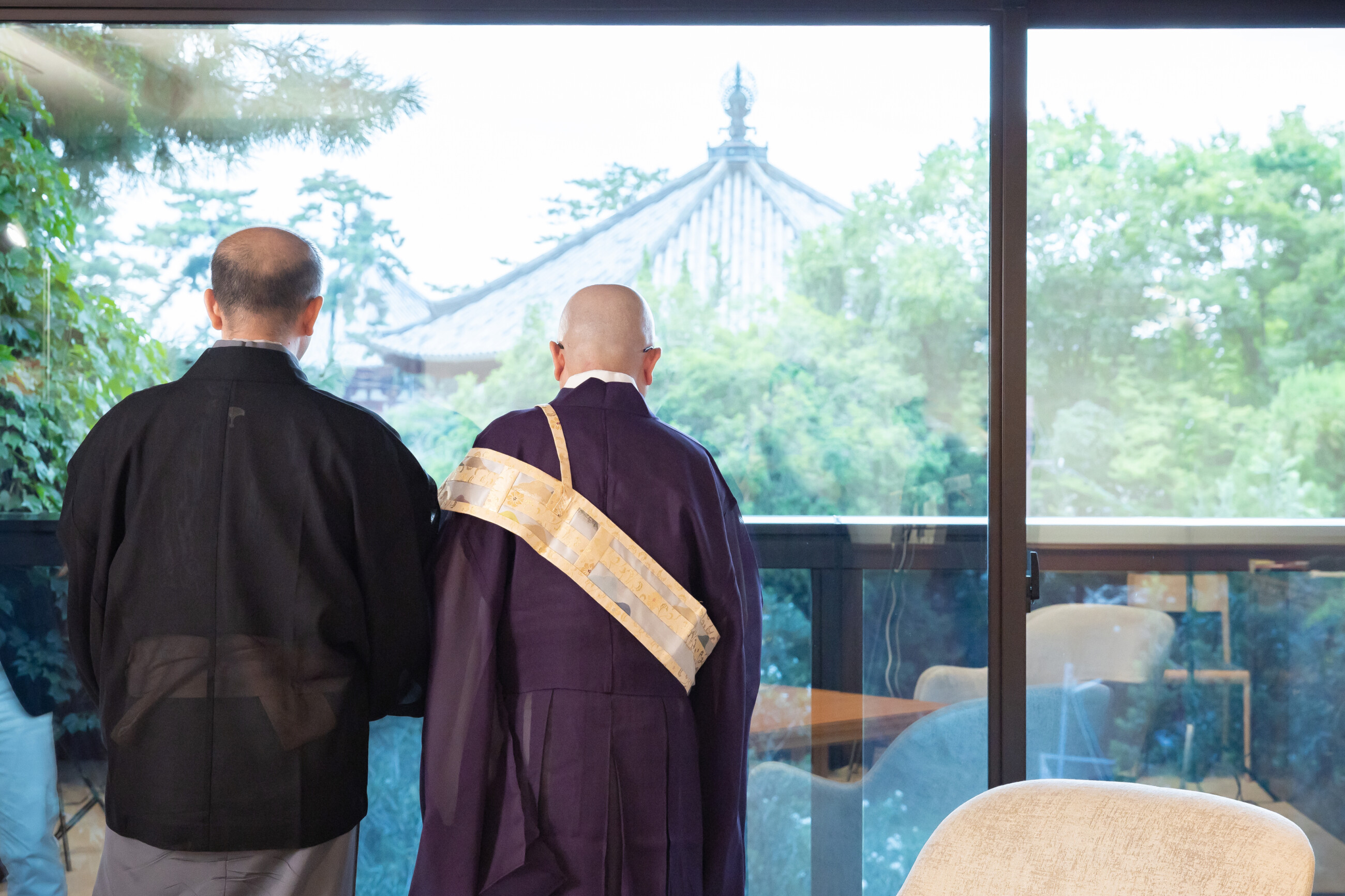 おふたりの背中